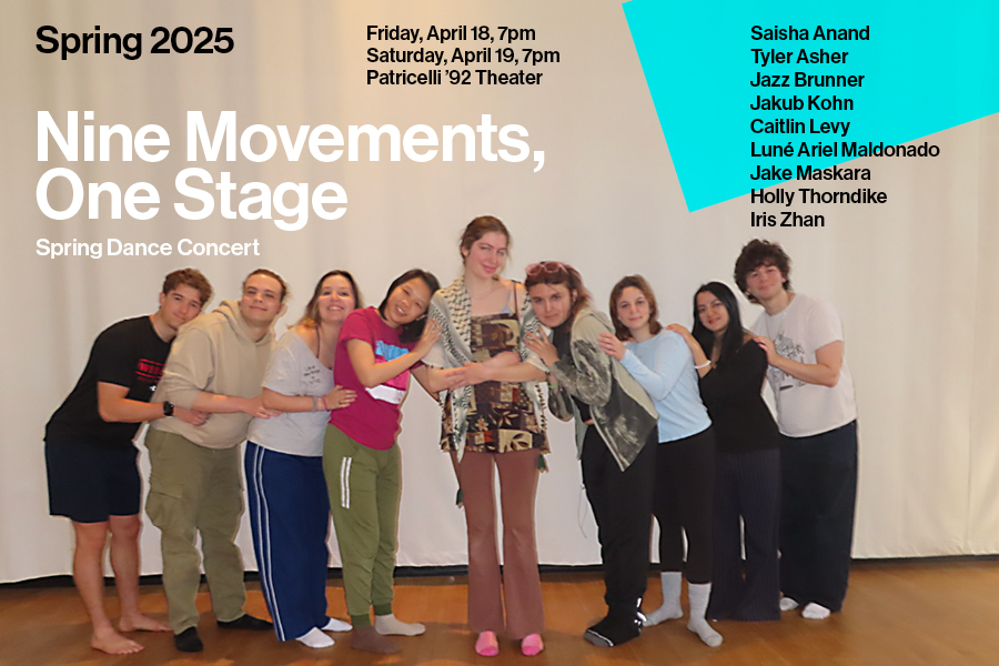 Spring Dance Concert choreographers