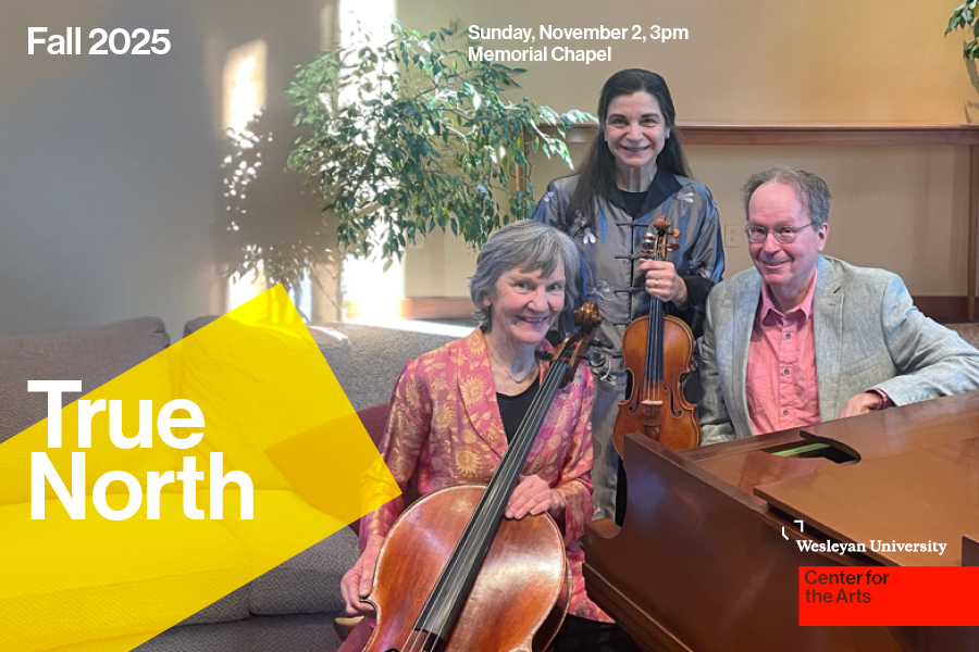 Cello Instructor Julie Ribchinsky, violinist Artemis Simerson, and pianist Bill Braun