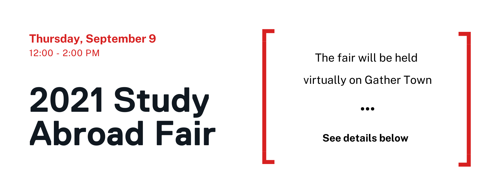 2021 Study Abroad Fair