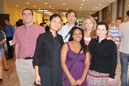 2011 Prof. Philip Bolton with his research students.