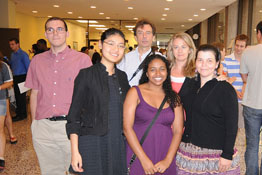 2011 Prof. Philip Bolton with his research students.