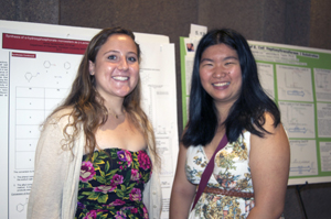 Jenna Vanderlinden, '14 and Cassie Liu, '13