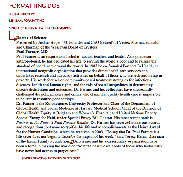 formatting dos