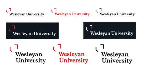 Wesleyan Wordmarks