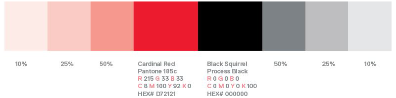 specifications for wesleyan colors