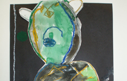 Credit: Nocturnal owls by 1st grade students at Lisbon Regional School, Lisbon, NH. Art teacher: Lila Nilsen