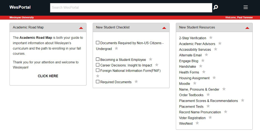 WesPortal-Orientation-Checklist