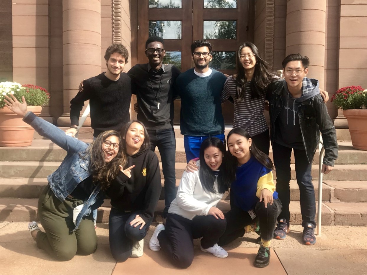 ISAB Group in front of Fisk Hall