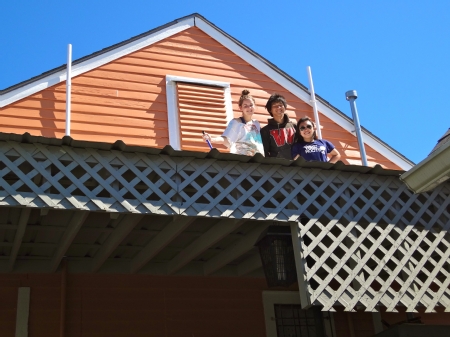 Students volunteering in New Orleans