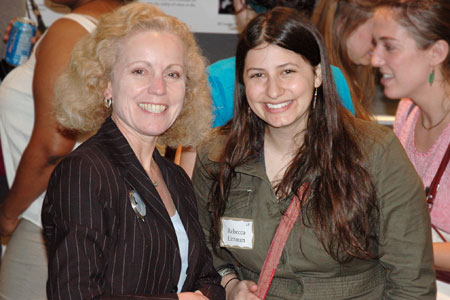 Prof. Ruth Striegel and Rebecca Littman