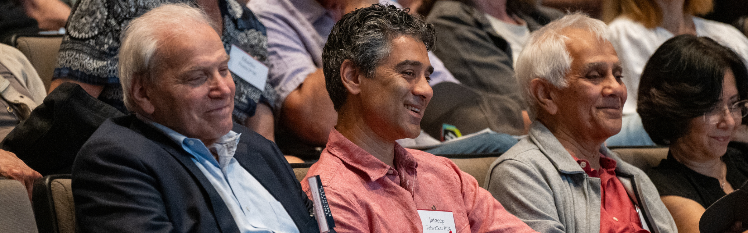 An attendant at the Goldrach dedication