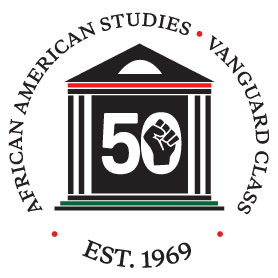 Celebrating 50 years of African American Studies at Wesleyan stamp