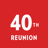 40th year class reunion
