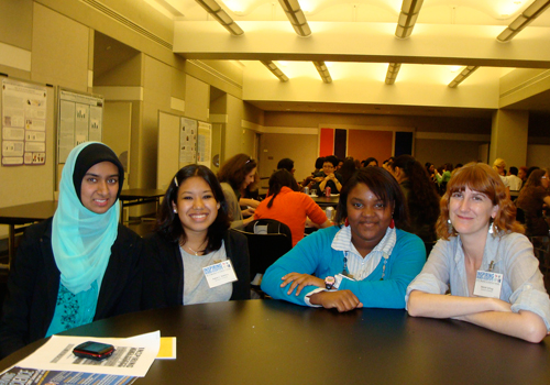 The WesWis Team at CUNY’s Inspiring Women in Science.