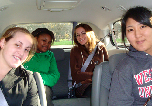 Four aspiring women in science wake up early, headed to the NEURON conference at Quinnipiac University.