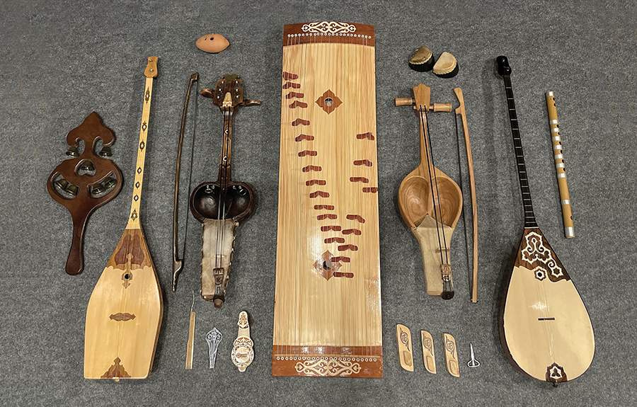 Central Asian Music Ensemble instruments