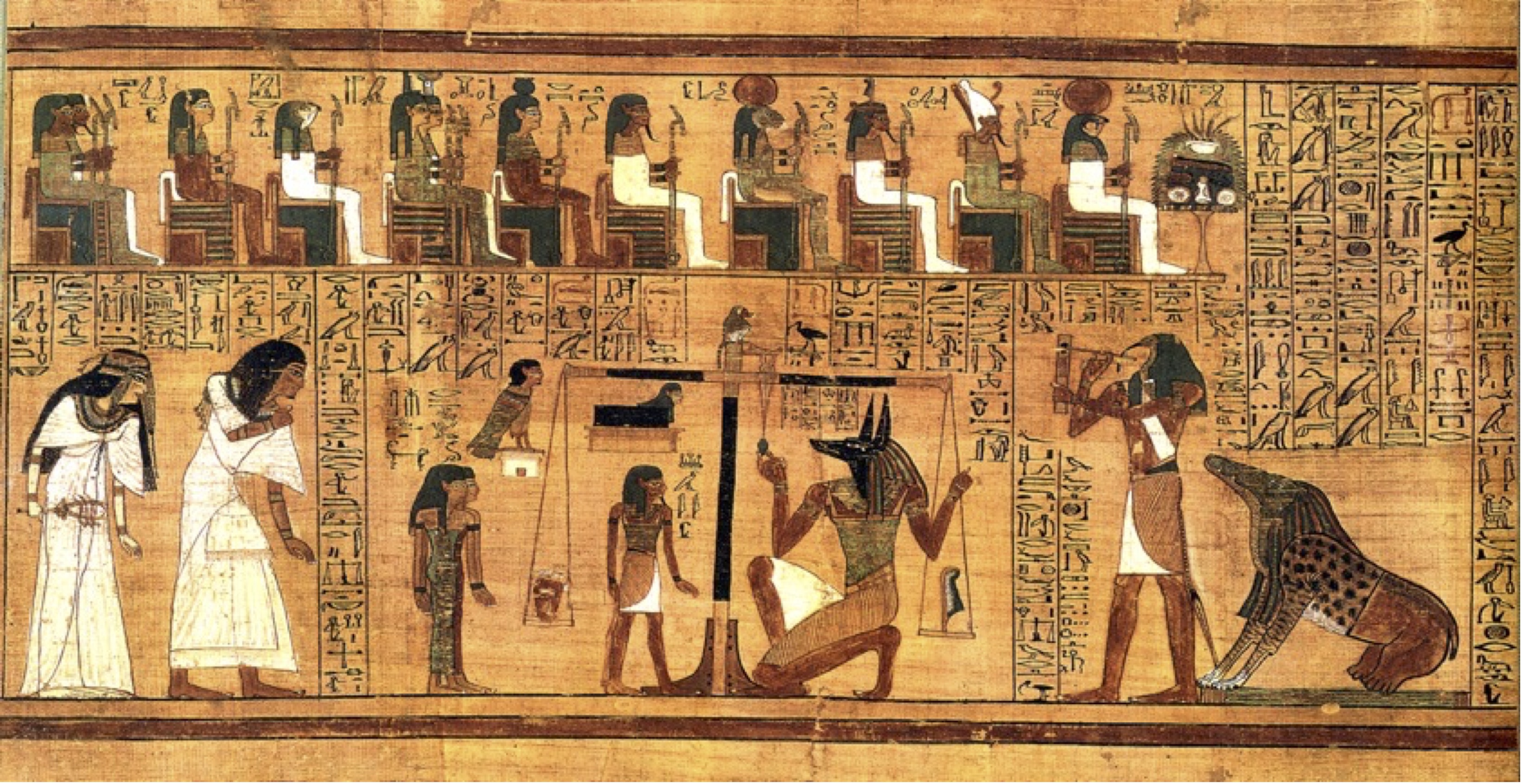 Judgement Scene, Book of the Dead (Papyrus Ani), 1250 B.C.