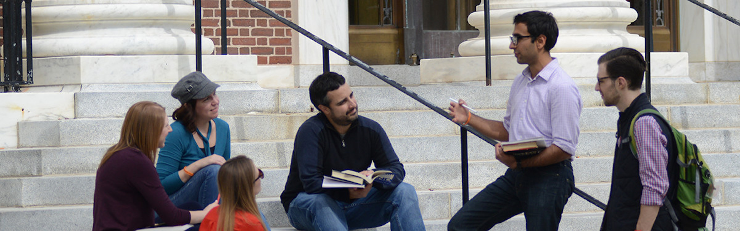 Students at Olin Steps